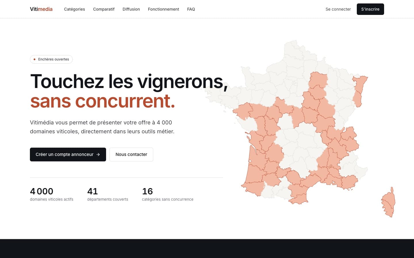 Page d'accueil de Vitimedia